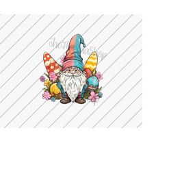 easter gnome png, easter egg png, spring png, clip art png, happy easter png sublimation, flower png, gnomies