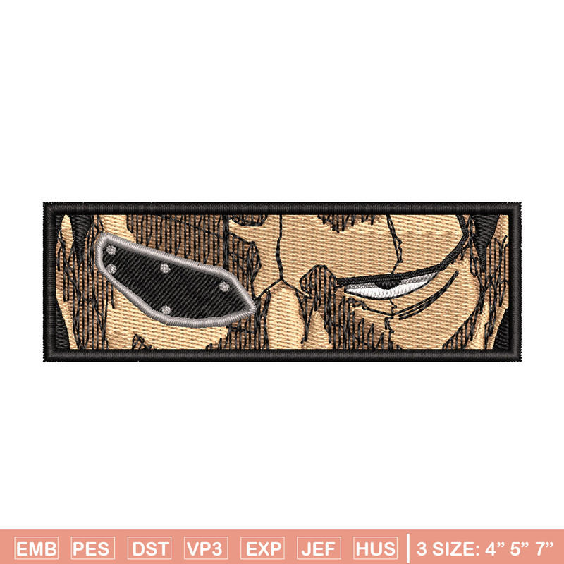 Kenpachi eyes embroidery design, Bleach embroidery, Anime design, Embroidery shirt, Embroidery file, Digital download.jpg