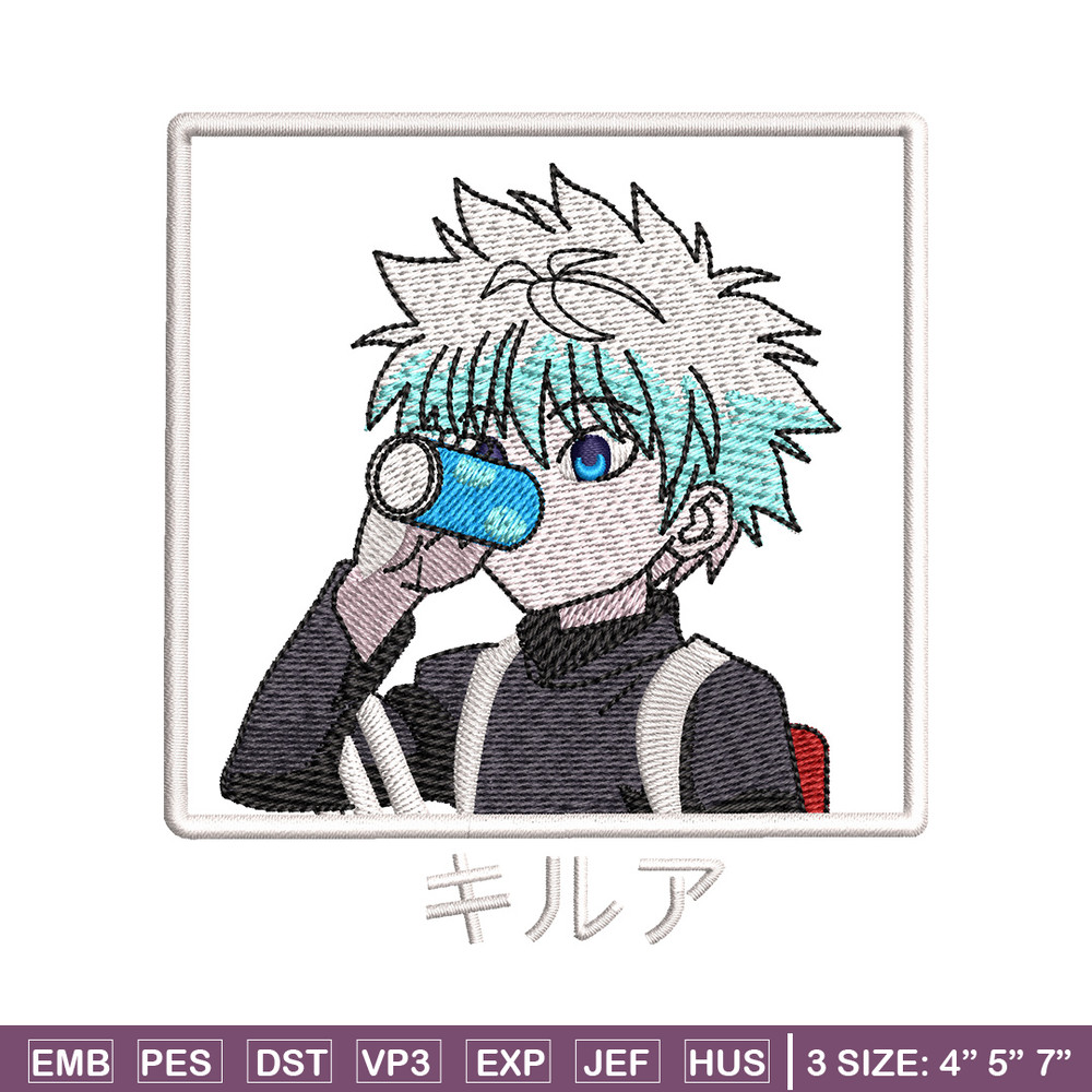 Killua box embroidery design, Hxh embroidery, Embroidery file, Embroidery shirt, Emb design, Digital download.jpg