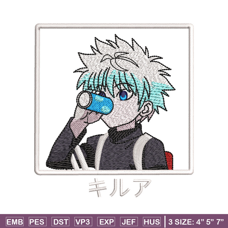 Killua box embroidery design, Hxh embroidery, Embroidery file, Embroidery shirt, Emb design, Digital download.jpg