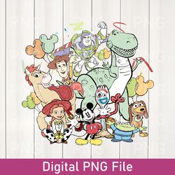 you've got a friend in me toy story png, disney toy story png, toy story characters png, disney family matching png