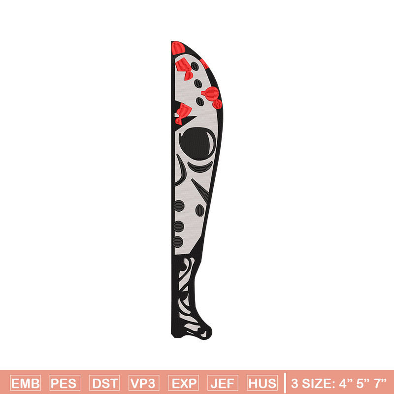 Knife horror embroidery design, Horror embroidery, Embroidery file,Embroidery shirt, Emb design, Digital download.jpg