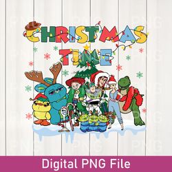 vintage toy story christmas png, disney toy story christmas png, toy story characters png, disneyland christmas png