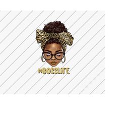 boss life afro messy bun, sublimation designs downloads, leopard print bandana sublimation file, dtg files, black women
