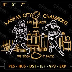 Kansas City Champion Football Logo Embroidery Design, NFL Kansas City Chiefs Football Logo Embroidery Design, Famous Football Team Embroidery Design, Football Embroidery Design, Pes, Dst, Jef, Files