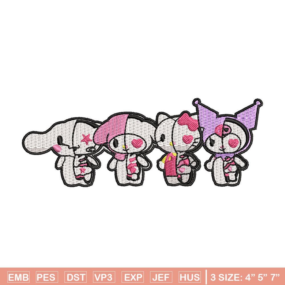 Kuromi chibi cute embroidery design, Kuromi embroidery, Anime design, Embroidery shirt,Embroidery file,Digital download.jpg