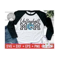 volleyball mom svg - volleyball svg - volleyball cut file - svg - eps - dxf - png - silhouette - cricut - digital downlo