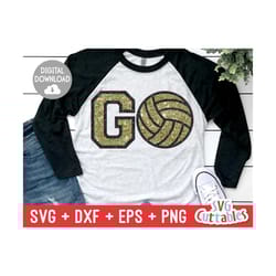 go volleyball svg - volleyball svg - volleyball cut file - svg - eps - dxf - png - silhouette - cricut - digital downloa