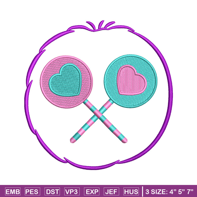 Lollipop circle embroidery design, Lollipop embroidery, Embroidery file, Embroidery shirt, Emb design, Digital download.jpg