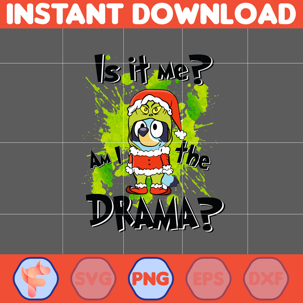 Christmas Family Shirt Design Png, Blue Dog Family Png, Christmas Cartoon Png, Instant Download (16).jpg