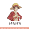 Luffy man embroidery design, One piece embroidery, Anime design, Embroidery file, Embroidery shirt, Digital download.jpg