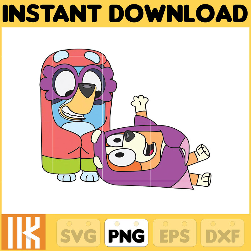 Bluey Christmas Png, Bluey Family Christmas Png, Christmas Magical Sublimation, Blue Dog Christmas Tree, Merry Blueymas (23).jpg