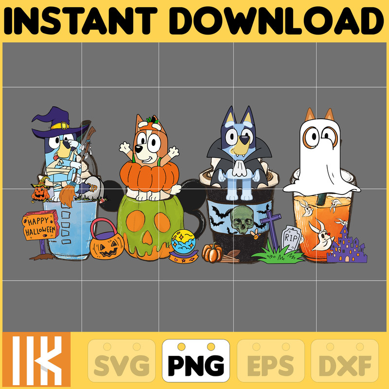 Christmas Family Shirt Design Png, Blue Dog Family Png, Christmas Cartoon Png, Instant Download (8).jpg