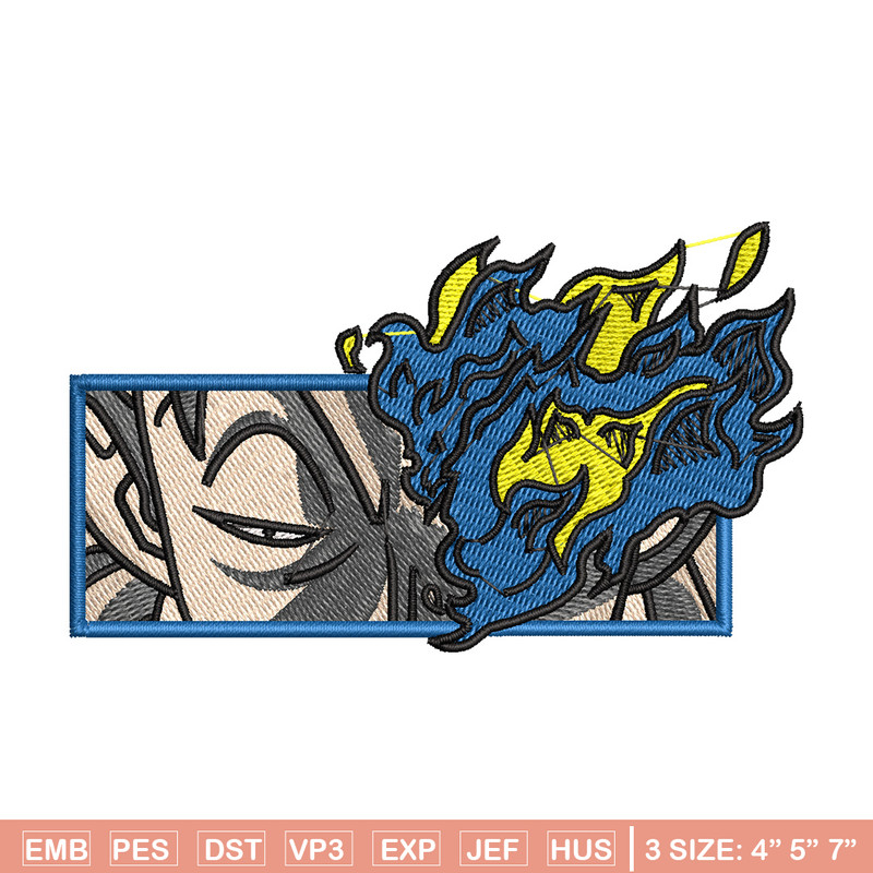 Marco eyes embroidery design, One piece embroidery, Anime design, Embroidery shirt, Embroidery file, Digital download.jpg