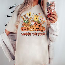 vintage winnie the pooh halloween shirt, retro disney halloween shirt, pooh and friends halloween shirt, pooh bear shirt