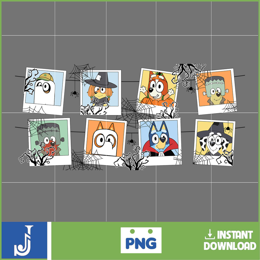 Christmas Family Shirt Design Png, Blue Dog Family Png, Christmas Cartoon Png, Instant Download (7).jpg