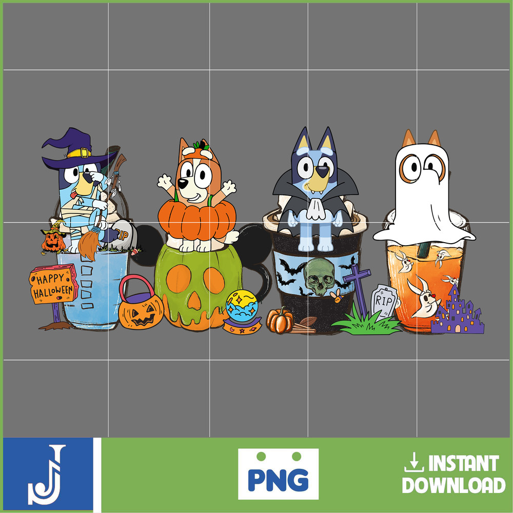 Christmas Family Shirt Design Png, Blue Dog Family Png, Christmas Cartoon Png, Instant Download (8).jpg