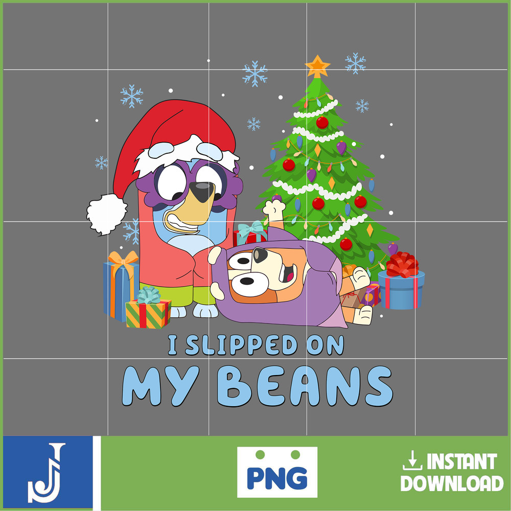 Christmas Family Shirt Design Png, Blue Dog Family Png, Christmas Cartoon Png, Instant Download (14).jpg