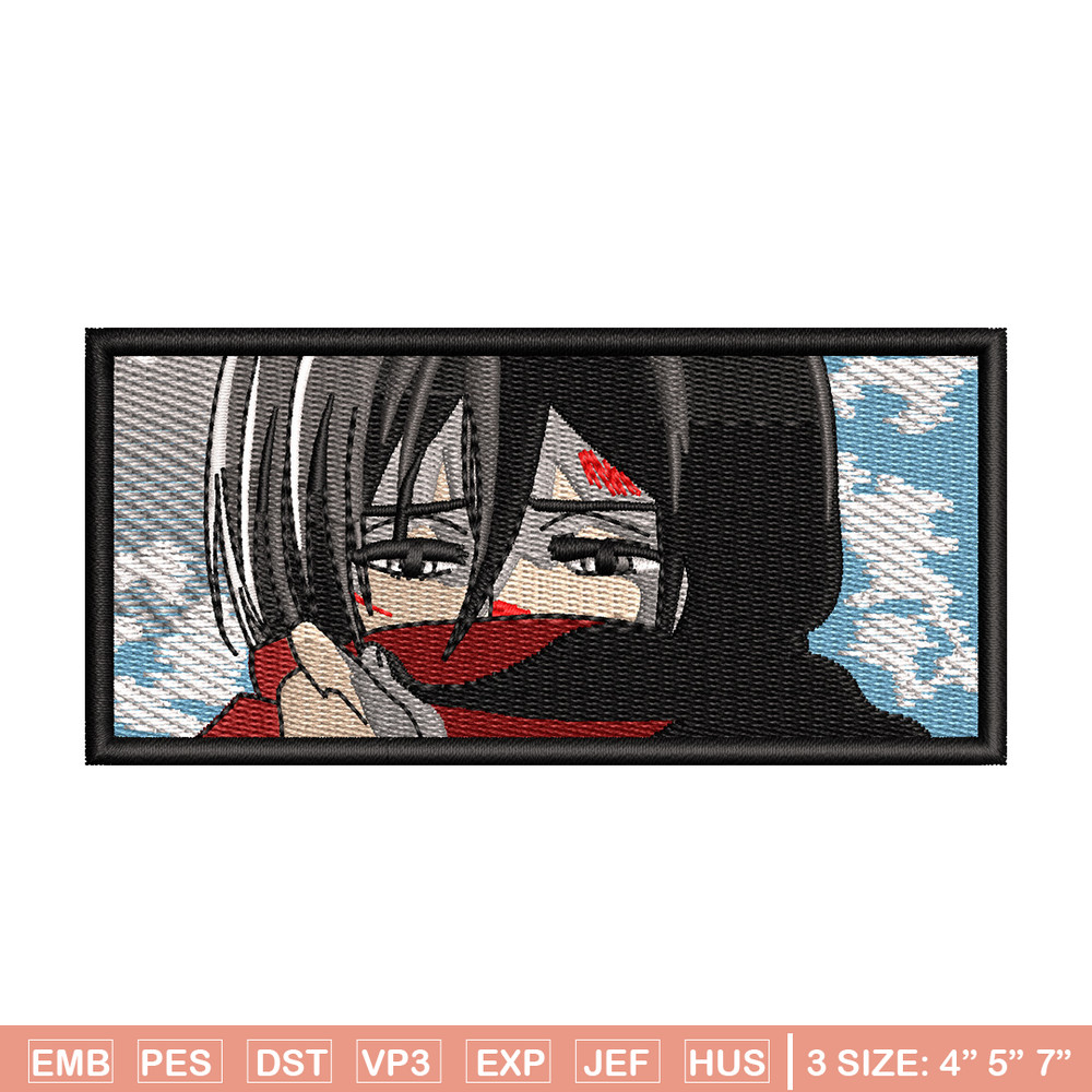 Mikasa eyes embroidery design, Aot embroidery, Anime design, Embroidery shirt, Embroidery file, Digital download.jpg