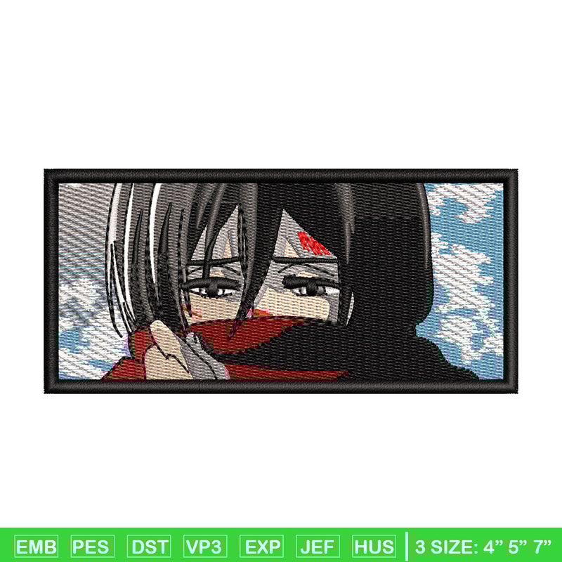 Mikasa eyes embroidery design, Aot embroidery, Anime design, Embroidery shirt, Embroidery file, Digital download.jpg
