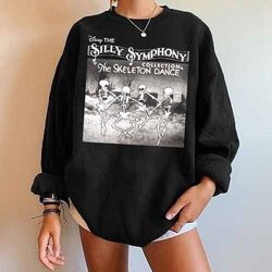 retro silly symphony sweatshirt, the skeleton dance sweatshirt, disney halloween sweatshirt, disneyworld shirts, hallowe