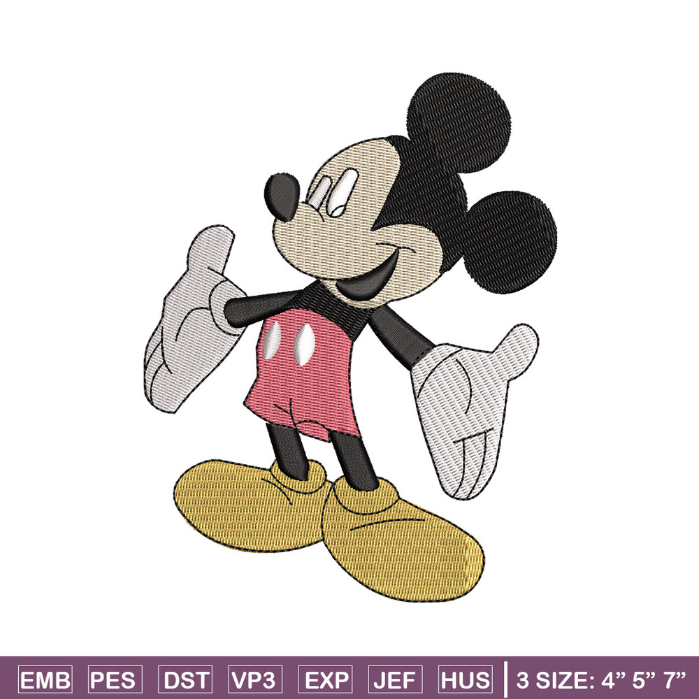 Mickey mouse embroidery design, Mickey embroidery, Embroidery file, Embroidery shirt, Emb design, Digital download.jpg