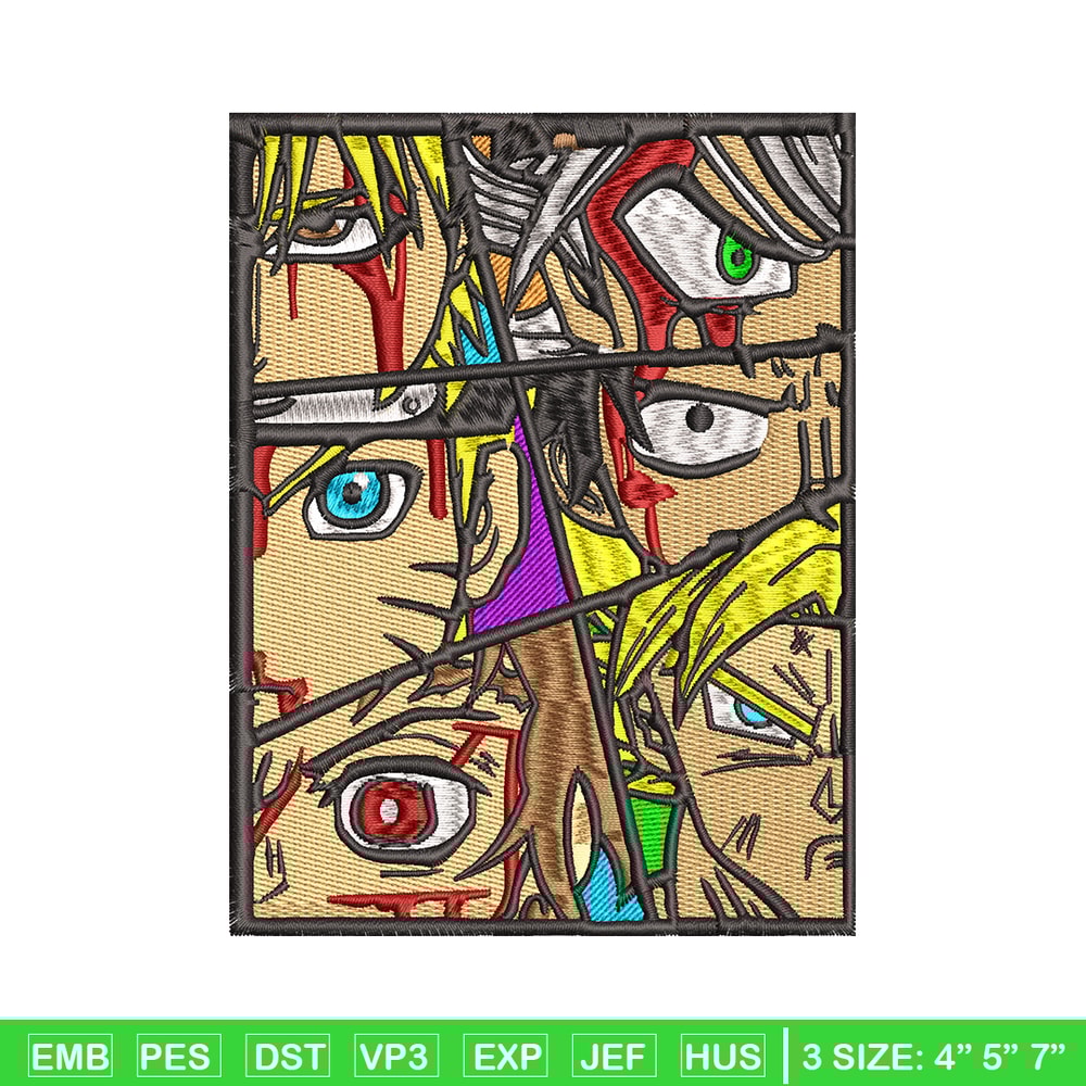 Anime popular embroidery design, Anime embroidery, embroidery file, anime design, anime shirt, Digital download.jpg