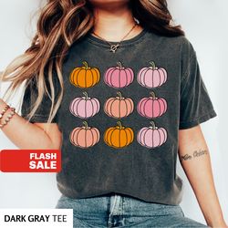 pumpkin halloween shirt, women halloween sweatshirt, fall shirts for women kids pumpkin shirt thanksgiving mommy and me