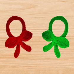 a crochet scrunchie pattern, crochet bow pattern, crochet scrunchie for girl, crochet feminine scrunchie