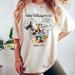 comfort vintage walt disney world est 1971 shirt, disneyworld est 1971 shirt, mickey and friend shirt, disney family shi