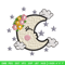 Moon cute embroidery design, Moon embroidery, Embroidery file, Embroidery shirt, Emb design, Digital download.jpg