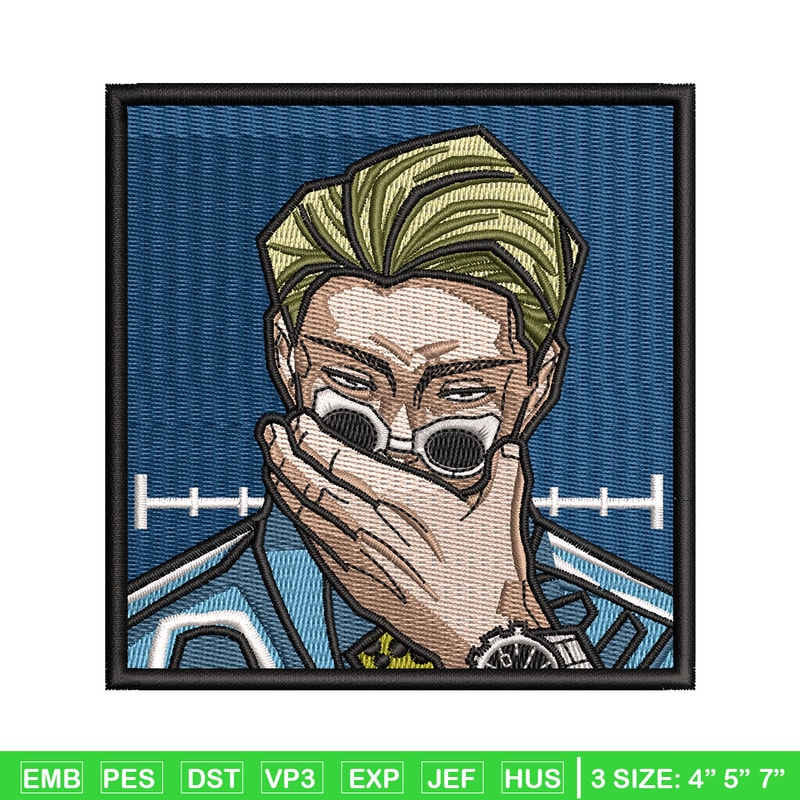 Nanami embroidery design, Jujutsu kaisen embroidery, Embroidery shirt, Embroidery file, Anime design, Digital download.jpg