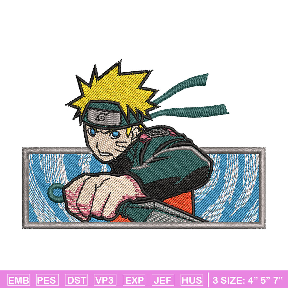 Naruto kunai embroidery design, Naruto embroidery, Anime design, Embroidery shirt, Embroidery file, Digital download.jpg