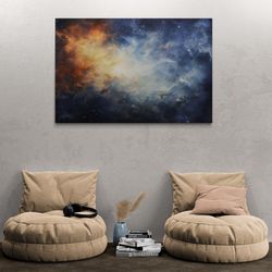 space framed canvas, milky way wall art, surrealism wall art, galaxy canvas, universe wall art, astronomy canvas, stars