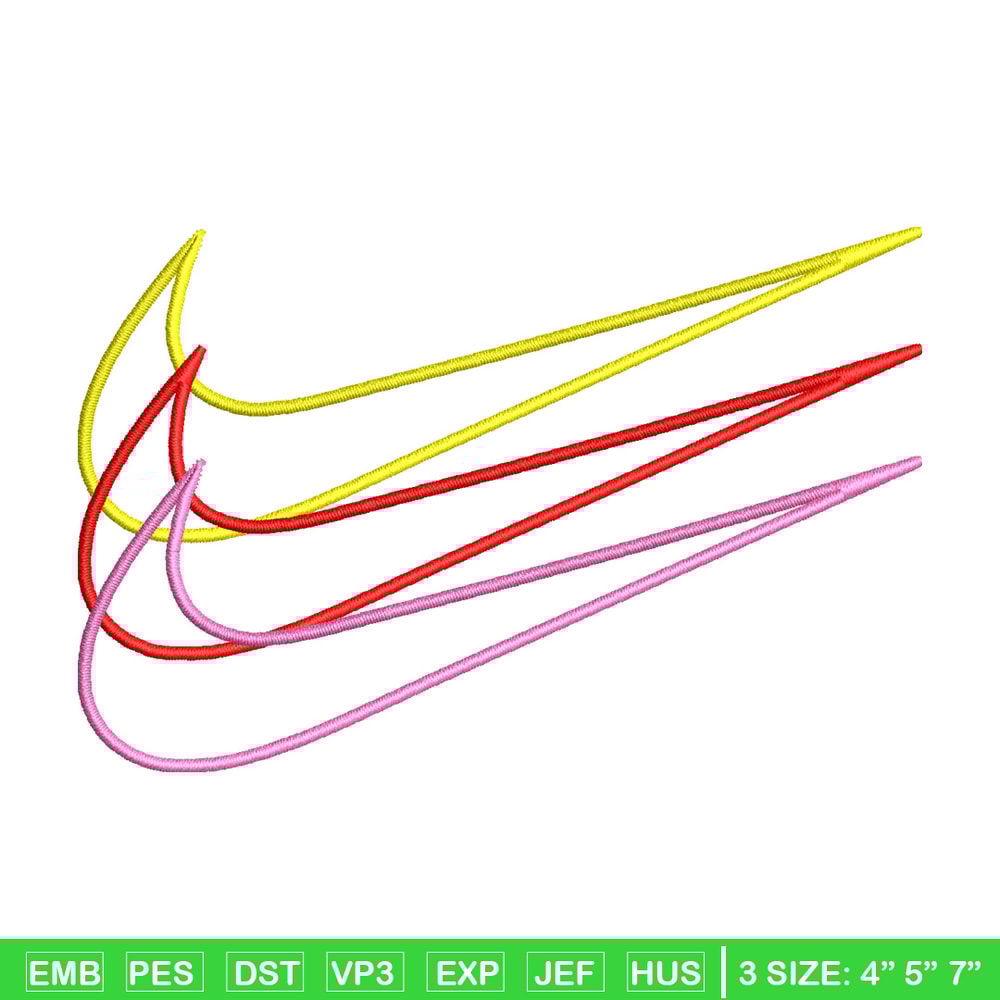 Nike 3 sign embroidery design, Logo embroidery, Nike design, Embroidery shirt, Embroidery file,Digital download.jpg