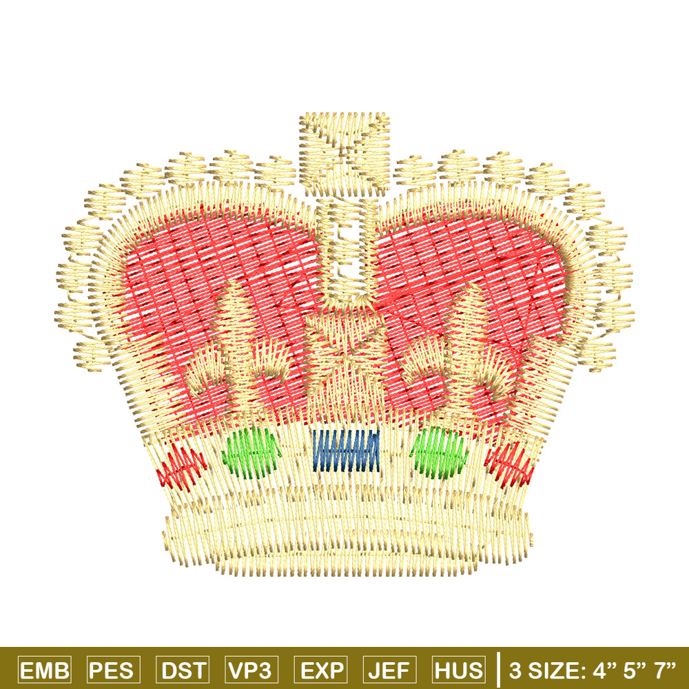 Crown embroidery design, Crown logo embroidery, logo design, Embroidery shirt, logo shirt, Instant download.jpg