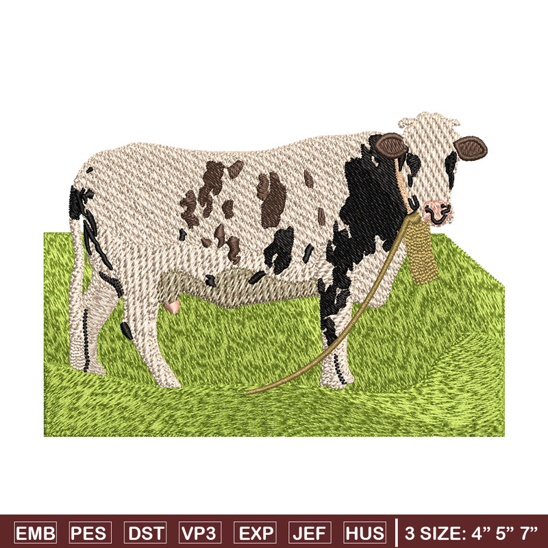 Dairy cow embroidery design, Dairy cow embroidery, logo design, Embroidery shirt, logo shirt, Instant download.jpg