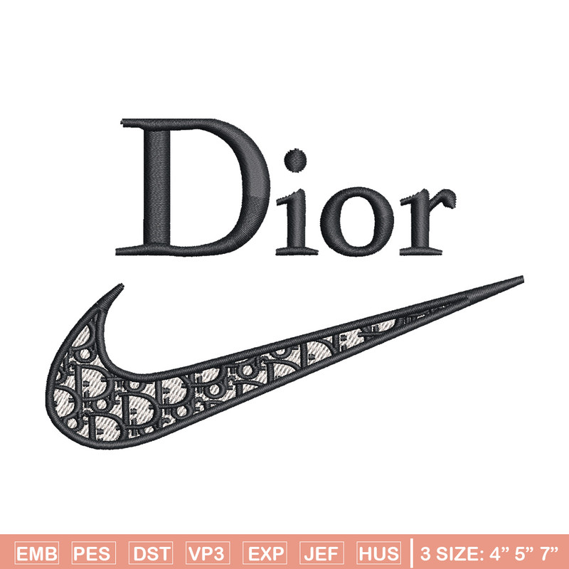 Nike dior embroidery design, Dior embroidery, Emb design, Embroidery shirt, Embroidery file, Digital download.jpg
