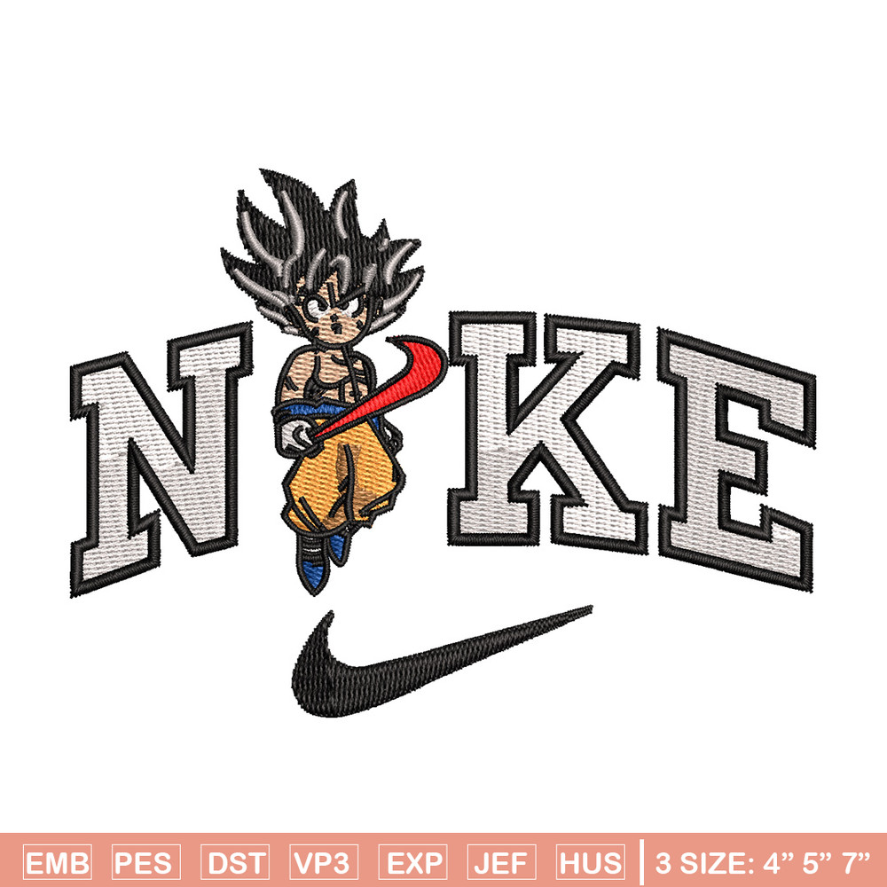 Nike goku embroidery design, Dragonball embroidery, Nike design, Embroidery shirt, Embroidery file, Digital download.jpg