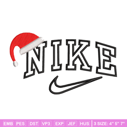 Nike hat embroidery design, Chrismas embroidery, Nike design, Embroidery shirt, Embroidery file, Digital download