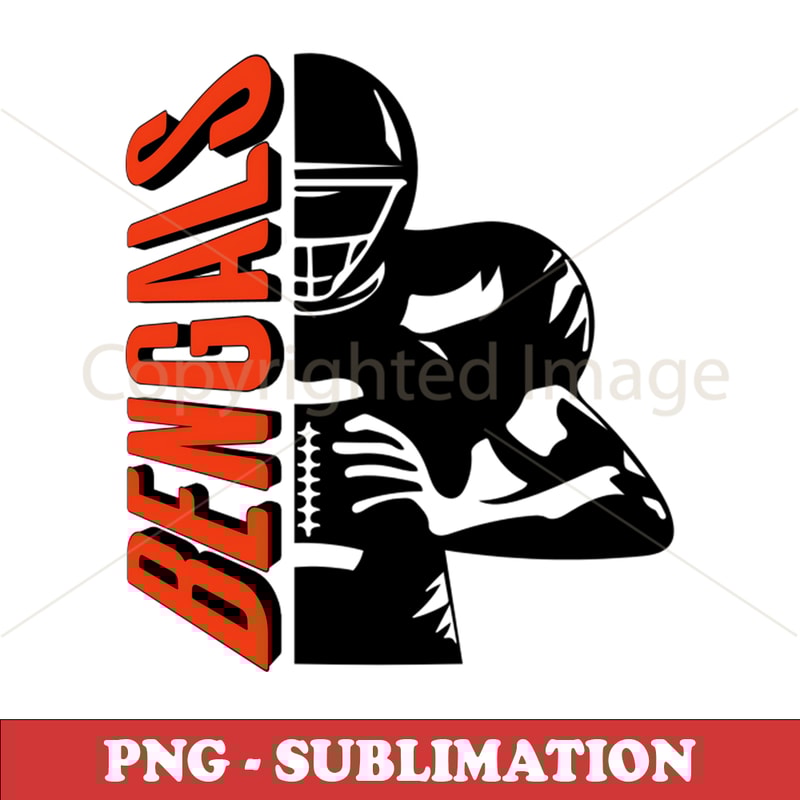 Love C Bengals - Bold and Beautiful Tiger Print - High Quality Digital PNG Sublimation Download