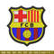Fc Barcelona logo embroidery design, logo embroidery, logo design, Embroidery shirt, football shirt, Instant download.jpg