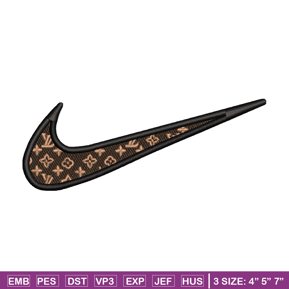 Nike lv logo embroidery design, Lv embroidery, Nike design, Embroidery shirt, Embroidery file, Digital download.jpg