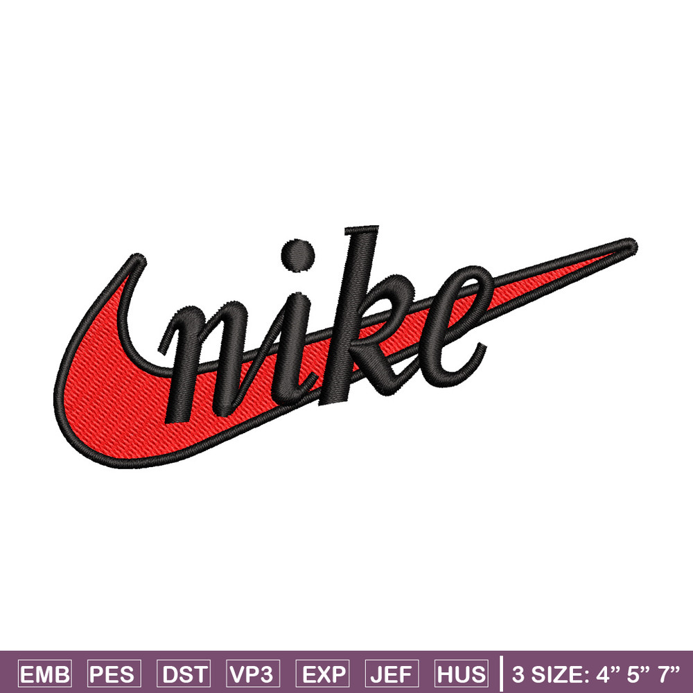 Nike red logo embroidery design, Nike embroidery, Nike design, Embroidery file,Embroidery shirt, Digital download.jpg