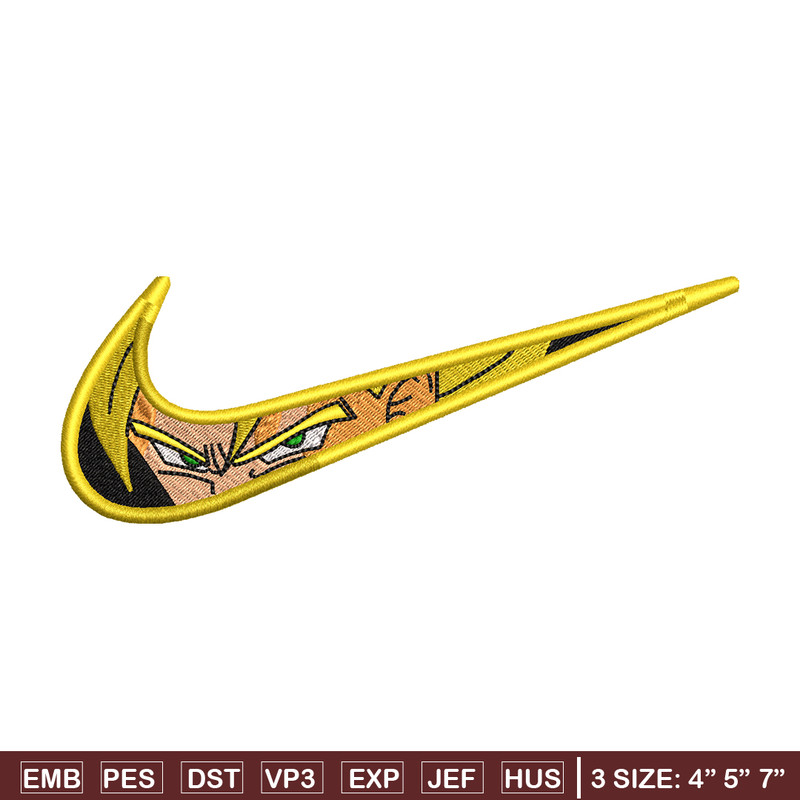 Goku ss eyes Nike embroidery design, Dragon Ball embroidery, nike design, anime design, anime shirt, Digital download.jpg