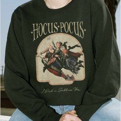 vintage hocus pocus sweatshirt, sanderson sisters sweatshirt, halloween witches, halloween party sweatshirt, fall sweats