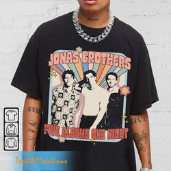 retro jonas brothers shirt, jonas brother merch, jonas brothers fan tees, joe jonas homage tees