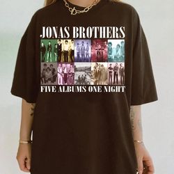 retro jonas brothers the eras tour t-shirt, jonas brothers shirt, jonas brother merch, jonas brothers fan tees, joe jona