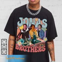 vintage jonas brothers shirt, jonas brothers shirt, jonas brother merch, jonas brothers fan tees, joe jonas homage tees