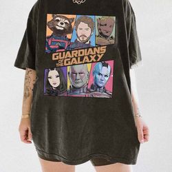 vintage marvel guardians of the galaxy 3 comfort colors shirt, marvel avengers shirt, super hero shirt, marvel movies 20